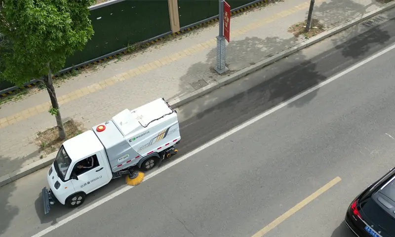 純電動洗掃車，多功能滿足多種場景下的使用需求